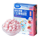 小鹿蓝蓝高钙0蔗糖水果酸奶溶豆婴幼儿无添加蔗糖宝宝溶豆 【草莓味】1盒4小袋/18g