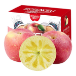 阿克苏苹果新疆阿克苏冰糖心苹果 新鲜应季水果 脆甜红富士 送礼礼盒推荐 带箱10斤 单果75-85mm净重8.5斤