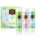 茶口乐 茶叶含片口气清新口香糖木糖醇润喉糖薄荷糖果 三种口味27g*3瓶