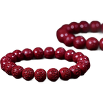 爆款正品紫金朱砂男女素手链招财含量砂矿男女星光辰砂手串 六字真言朱砂手串 8mm