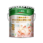 三棵树漆（SKSHU）乳胶漆JC双倍防霉抗甲醛净味五合一墙面油漆涂料18L【京仓白漆】