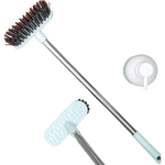 卫生间刷地刷子浴室厕所地板刷长柄洗地无死角硬毛瓷砖清洁刷 卫生间地刷子【1把】