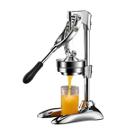 京严手动榨汁机手压式橙汁压榨机柠檬橙子榨汁压汁器商用手压摆摊神器 单模具【304不锈钢压盘】加高加厚