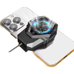 手机散热器S72大风扇降温神器支架背夹环保壳护眼蓝光低价款涡轮 吃鸡直播电竞适用于苹果小米华为 s72散热器+10只（5对）手指套