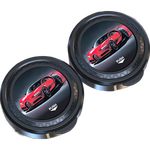 LED带盖灯车载烟灰缸防风灭烟潮流神器车用家用电子防烟灰飞散潮流好物高级感 新款银圈