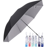 【热销百万】手动折叠UV黑胶防晒遮阳晴雨两用伞 【手动】7骨纯色雨伞随机无胶