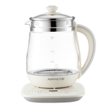 九阳（Joyoung）养生壶迷你玻璃花茶壶煮茶器 12大功能11档温度 0胶水恒温电热烧水壶1.5L 1566BQ