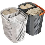 透明收纳盒抽屉式家用桌面整理盒子衣柜衣服衣物内衣裤子储物箱子 象牙白 大号【长36宽25.5高32.5CM】