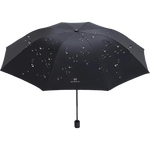【全网爆款】手动UV折叠雨伞男女晴雨伞两用防晒遮阳黑胶伞 【新人福利】7骨 纯色随机无黑胶