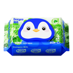 德佑积雪草湿厕纸80抽单包体验洁厕湿纸巾厕纸草本呵护擦屁屁柔厚升级