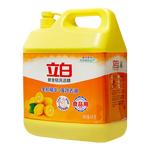 立白金桔洗洁精大桶家用厨房洗碗洗涤剂温和家用 8斤装】洗洁精4kg*1瓶+清洁球