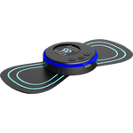 EMS脉冲按摩贴肩颈按摩器颈椎按摩仪智能迷你按摩腰部颈部全身家用多功能小型按摩贴 【整套】微电流脉冲技术(非震动非漏电） 充电款