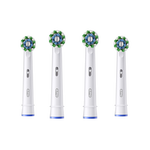 欧乐B电动牙刷头原装EB50 RX-4多角度清洁X型刷头4支装 适用Pro/P/D系列【正品刷头】