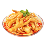 60%固形物无骨鸡爪网红零食小吃柠檬酸辣脱骨凤爪去骨凤爪 500g（一罐）