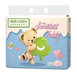 雨森（YUSEN）泰迪珍藏抽纸 4层100抽*6包 抽取面巾纸餐巾纸四边压花源头直发