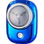 剃须刀 电动剃须刀 MINI口袋潮品  刀头可拆卸水洗 弧面柔性刀网送男友父亲节礼物/节日礼物 天空蓝