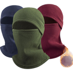 【亏本清货】骑行保暖帽冬季防风面罩摇粒绒全脸一体脖套头套 黑色升级款