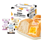 卡尔顿（Calleton）奶牛盒子面包早餐吐司手撕面包便携小面包代餐点心下午茶 【三种口味都有】奶牛盒子面包480g
