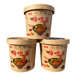 重庆酸辣粉桶装冲泡即食非油炸方便粉丝 6桶装