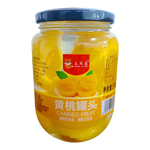 新货黄桃罐头枇杷罐头510g新鲜果肉水果罐头休闲零食 4罐【510克黄桃罐头】