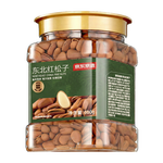 京东京造鲜来多 东北手剥红松子500g 每日坚果干果罐装坚果25年新货松子