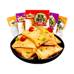 东北烤豆干混合味手磨豆干零食解馋休闲小包装小吃8g/包 烤豆干【30包】混合味(香辣/烧烤/五香)