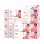 丽邦抽纸4层300张*10包纸抽纸巾一整箱家庭装餐巾纸卫生厕纸