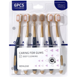 平替宽头牙刷软毛密丝柔软高密家用深层清洁口腔母婴适用 6支装【75克】