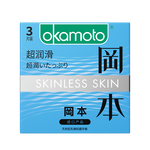 冈本（OKAMOTO） 避孕套 skin尽享装男女用安全套套成人情趣用品隐形无感 【尝鲜装3片】skin超润滑