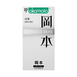 冈本（OKAMOTO） 避孕套 skin尽享装男女用安全套套成人情趣用品隐形无感 【经典肤感10片】skin纯薄
