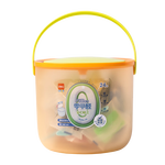 得力（deli）24色零甲醛超轻粘土安全抗菌一键开盖桶幼儿园手工DIY彩泥橡皮泥黏土学生生日毕业礼物