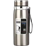 316不锈钢保温杯学生中大童大容量便携户外运动水壶水杯超耐用 刚本色800ml大容量【316不锈钢带茶隔】 800ml