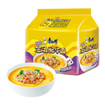 康师傅 方便面 经典酸香爽金汤肥牛面五连包105g*5 泡面袋装 方便食品