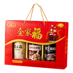【买一送一到手两提】年货高档礼盒牛奶燕麦芝麻糊核桃粉送礼食补 全家福高端礼盒装到手1.08KG 约：长45CM*宽11CM*高32CM