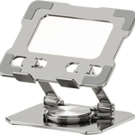 平板支架桌面懒人平板电脑支架可升降调节折叠旋转支撑架子 皓月银