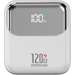 嘉柏兰【国家3C认证丨20000毫安】充电宝适用小米120W超级快充大容量可上飞机自带线移动电源小巧便携 【尊享版2万毫安】自带双线+120W超级快充