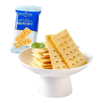 零食随心选锅巴苏打夹心小饼干休闲食品宿舍办公小零食批发整箱 【10包】海盐苏打