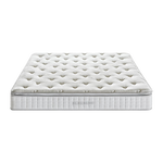 喜临门白骑士plus 2cm乳胶独袋弹簧床垫舒脊黄麻床垫 1.8x2米 软硬适中