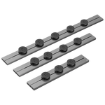 公牛（BULL）大师轨道插座可移动插线板轨道式导轨插排餐边柜 开关插座面板 轻薄款GB3  50厘米+3个五孔 白色