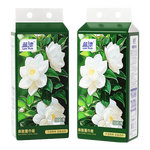 蓝漂山茶花系列800张悬挂式抽纸卫生纸4层加厚家庭装批发 4层800张*2提