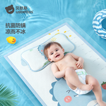 贝肽斯婴儿凉席婴儿床单透气凉席儿童幼儿园睡觉冰丝凉席 安德莉兔【单凉席】 100cm*56cm