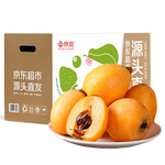 京觅四川攀枝花米易五星枇杷 2斤装净重单果30g+新鲜水果源头直发包邮