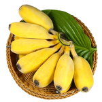 京鲜生广东苹果蕉香蕉净重4.5斤装  生鲜水果小米蕉 源头直发