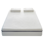 曼克顿（MANKEDUN）乳胶床垫加厚记忆棉榻榻米抗压单双人家用宿舍床褥子床垫子 R白蓝（厚度约6cm） 150cm*200cm【大牌平替 无溢价】