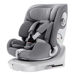 京东京造儿童安全座椅汽车0-6-12岁婴儿宝宝i-Safe双通风 商务舱3.0典雅灰