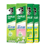 好来（DARLIE）黑人牙膏小苏打超白双重薄荷清新口气牙渍黄亮白茶倍健含氟成人 薄荷超白绿茶175g+160g*2