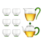 禾器高档玻璃茶具套装茶壶茶杯茶具泡茶器功夫茶具父亲节礼物礼盒装