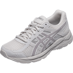 亚瑟士ASICS女鞋网面跑鞋透气跑步鞋百搭缓震运动鞋 GEL-CONTEND 4 灰白色/浅紫色 38