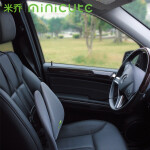 minicute 米乔人体工学 车用腰靠 气动版 黑色