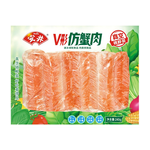 安井 V形仿蟹肉 240g 1包 鱼糜含量50%+锁鲜装蟹肉棒蟹味棒火锅食材
